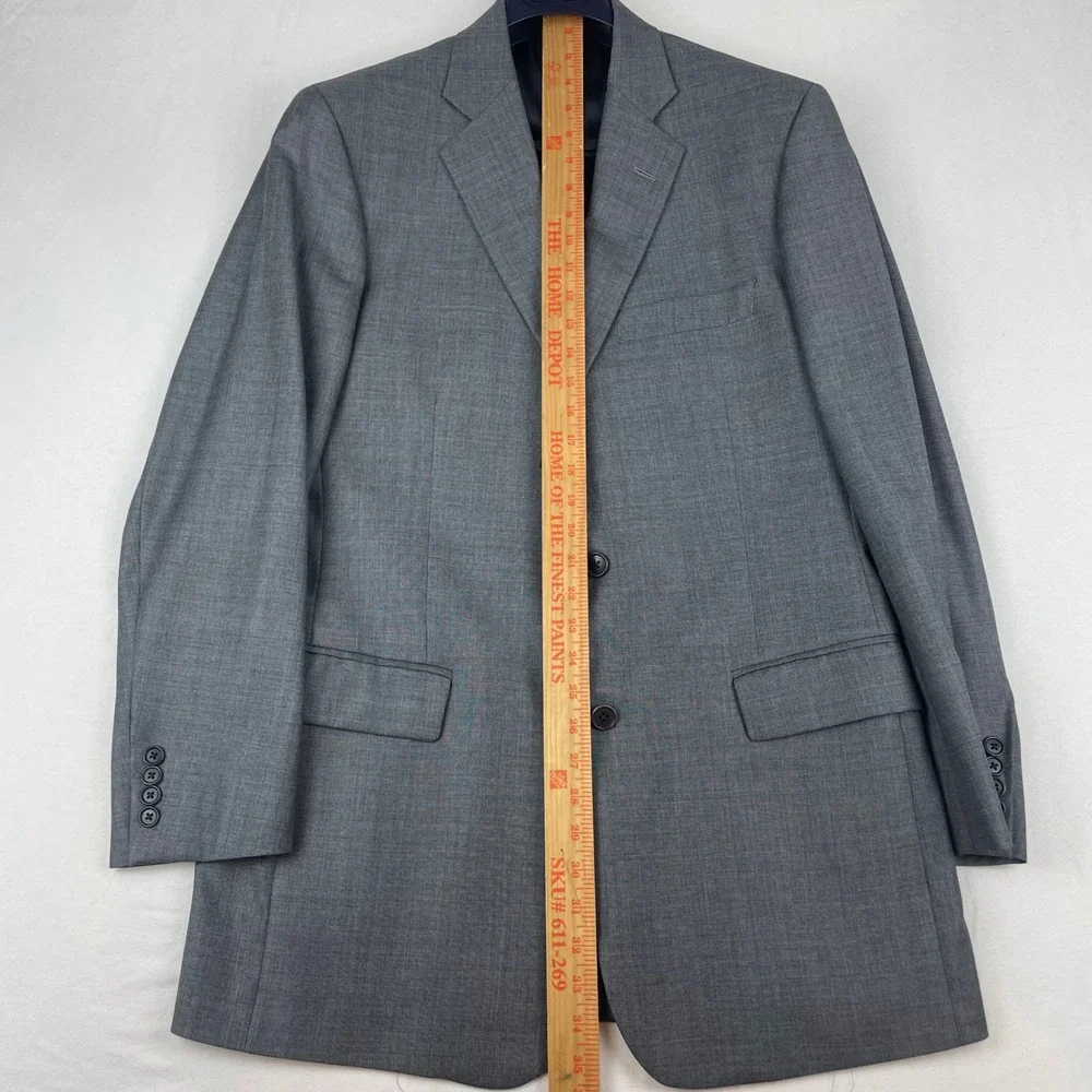 Brooks Brothers 1818 Regent Grey Wool 2 Piece Suit Mens 40 Long 33W 31L